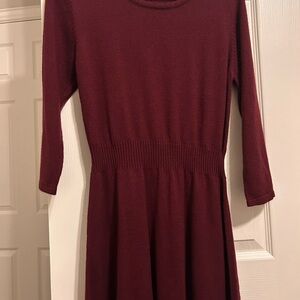 I.N. San Francisco Maroon sweater dress
